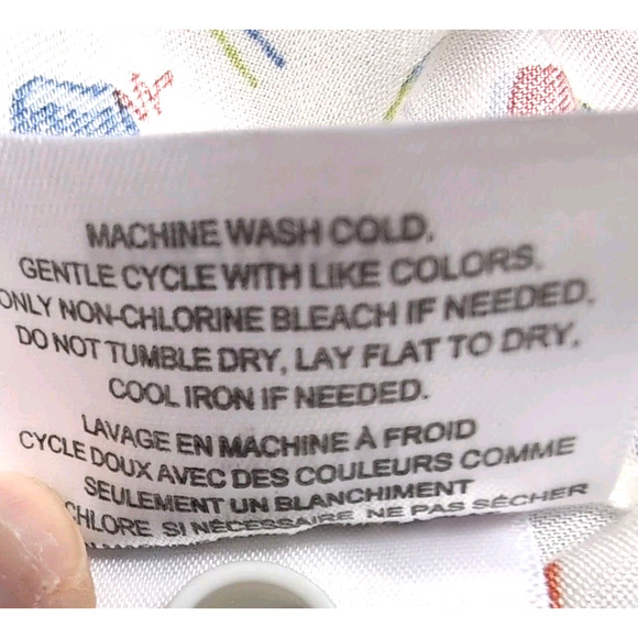 Age Of Wisdom Button Up Shirt Mens M White Multicolor Cocktails Print NEW NWT - Picture 8 of 12